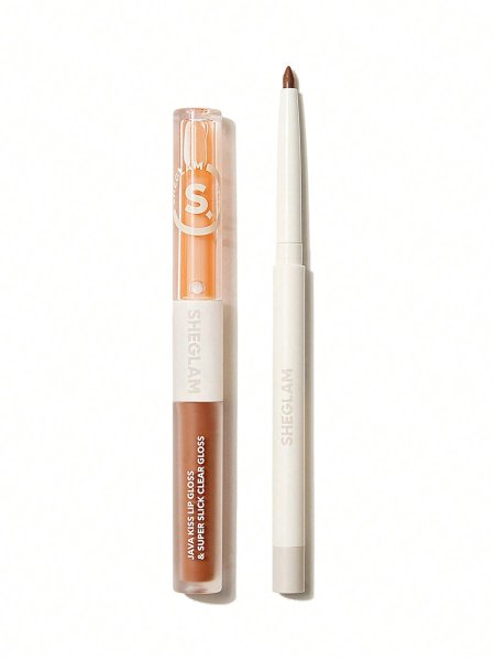  SHEGLAM Soft 90's Glam Lip Liner And Lip Duo Set - Moody Taupe